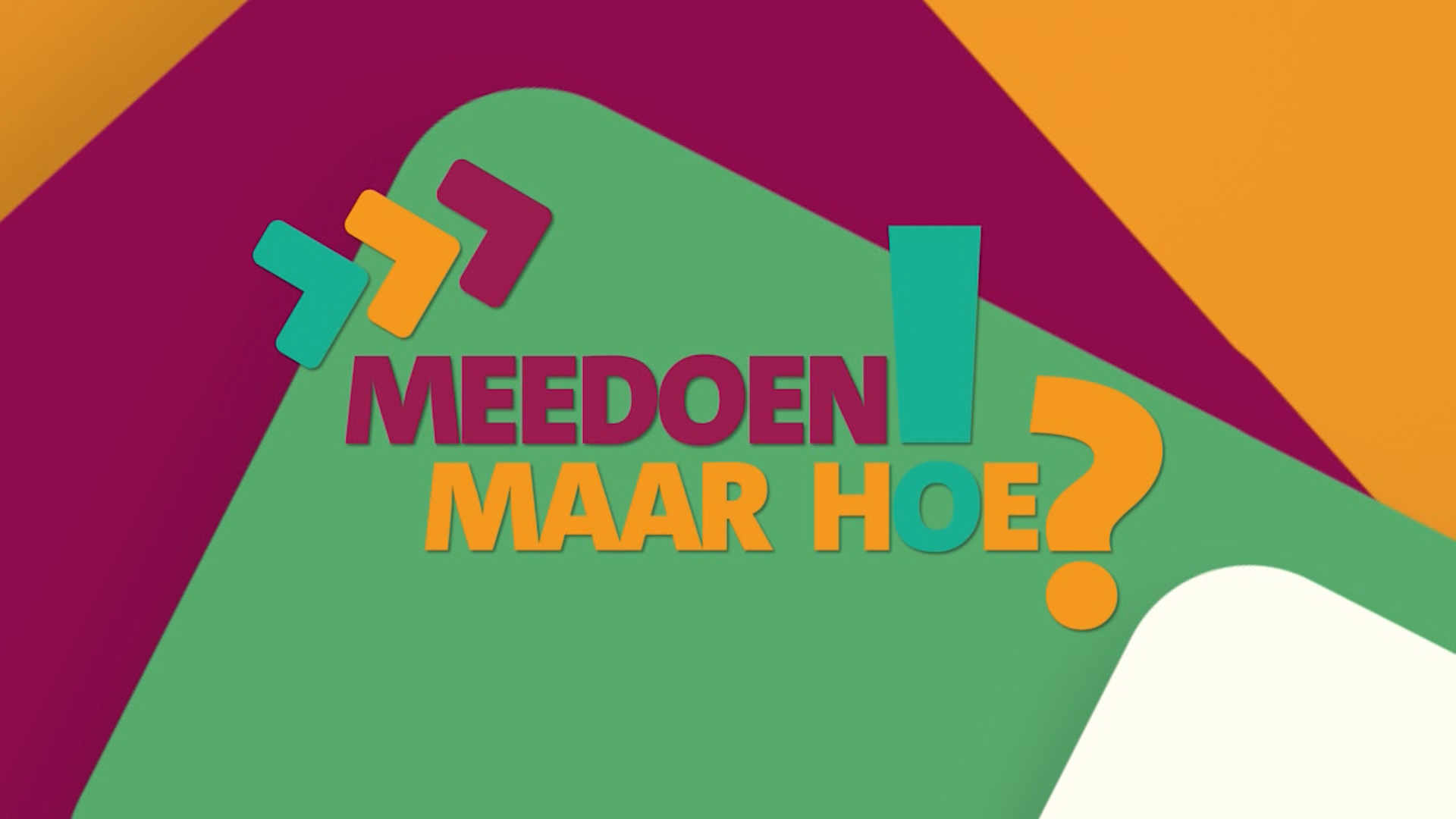 Meedoen! Maar hoe? Op ZuidWest TV » Alle info en gemist