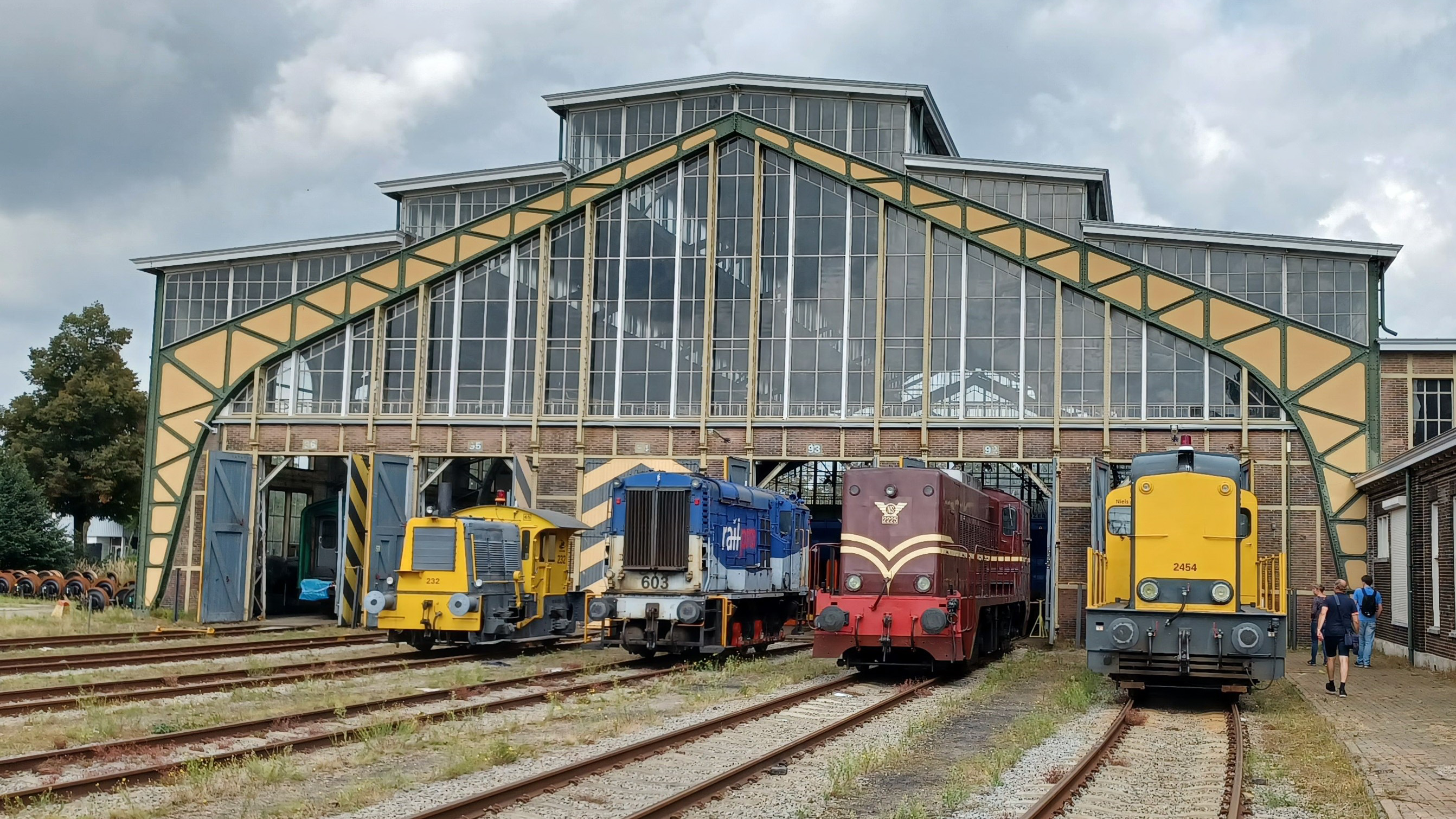 Locomotiefloods in Roosendaal | Foto: Theo de Munnik
