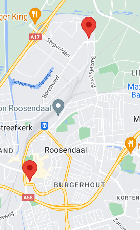 Twee locaties in Roosendaal zijn terug te vinden op het kaartje 'voeden kan hier'