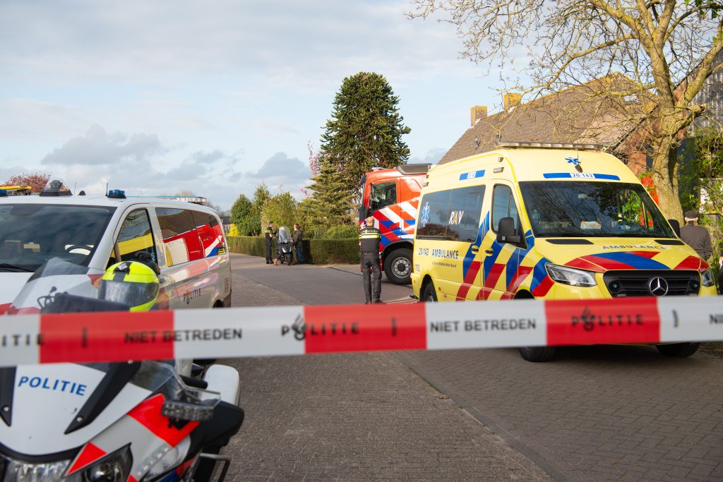 Traumahelikopter naar loods bij Wouwse Plantage na ongeval