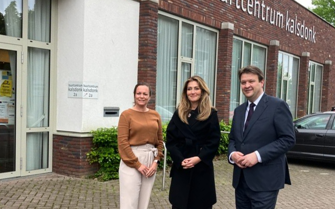 Minister van justitie en veiligheid Dilan Yeşilgöz bezocht Roosendaal