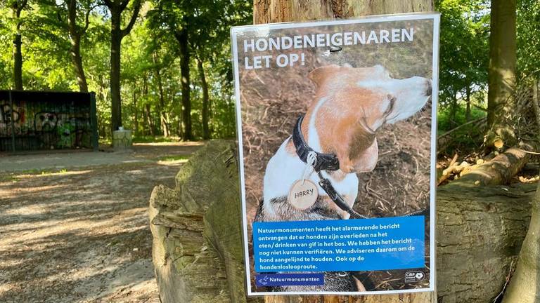 Waarschuwing voor hondengif bij landgoed Visdonk in Roosendaal