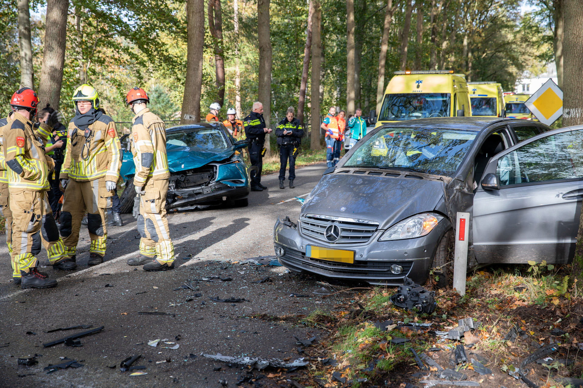 Een kind en twee vrouwen naar het ziekenhuis, waarvan één ernstig gewond