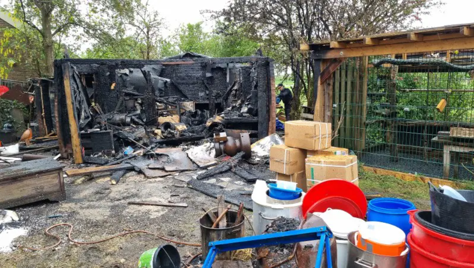 Drugslab dat per toeval ontdekt is bij brand blijkt amfetaminelab