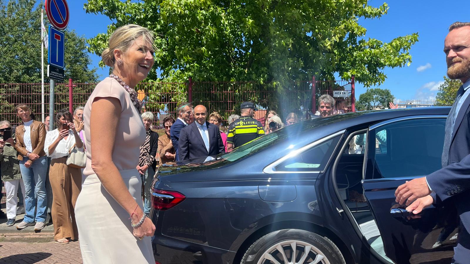 Koningin Máxima bezoekt Zevenbergschen Hoek