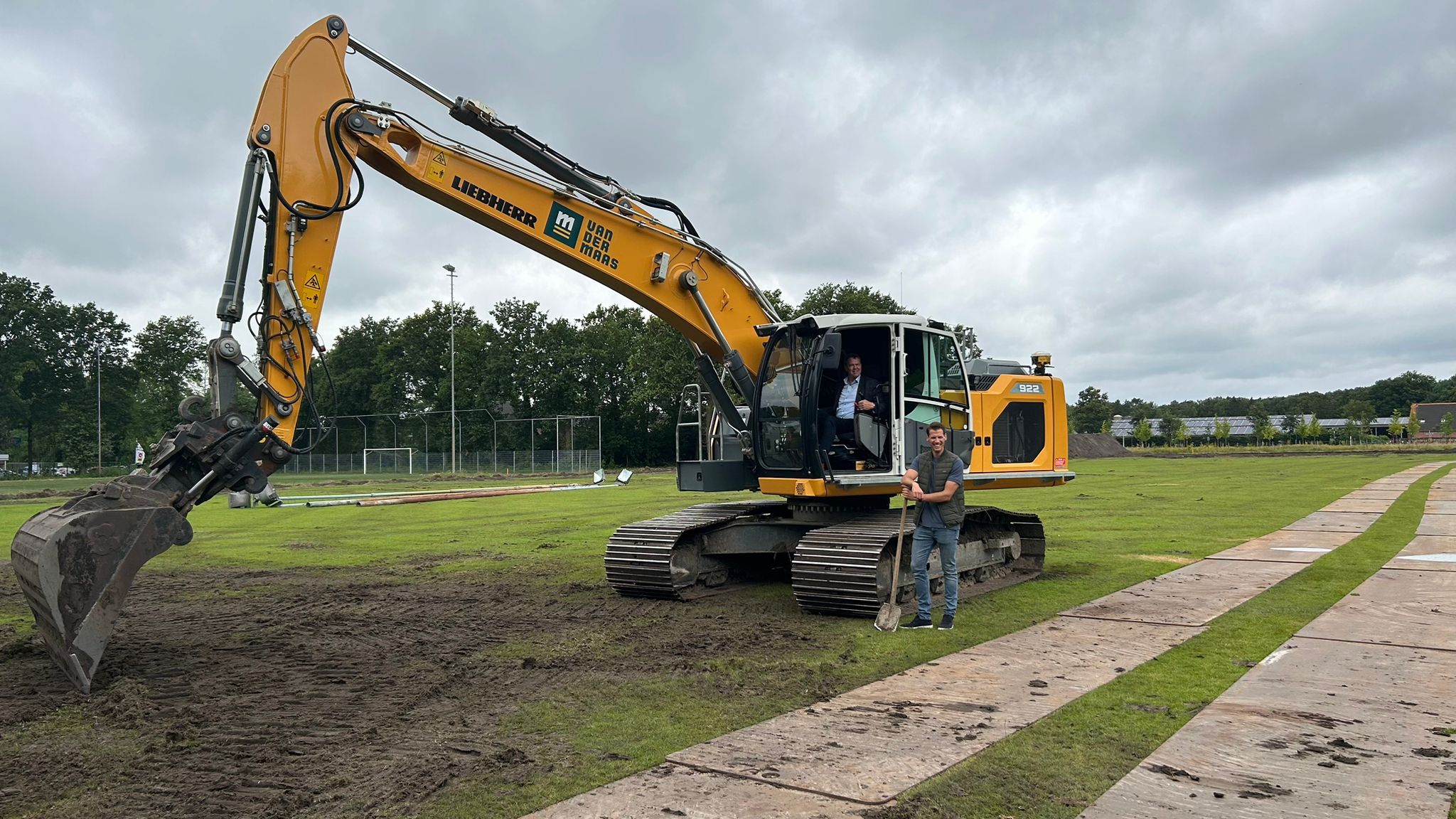 Aanleg nieuwe velden Vivoo eindelijk gestart