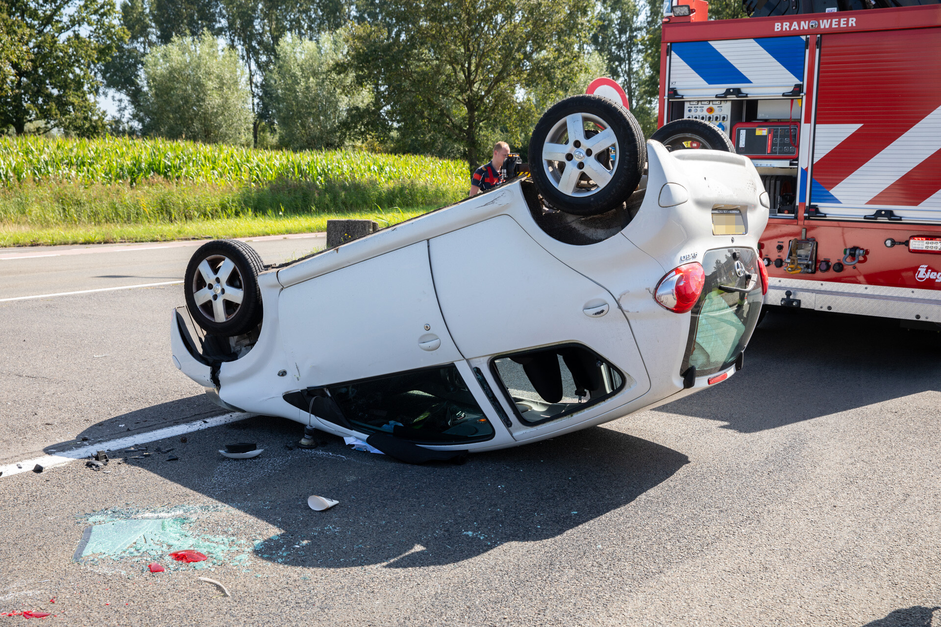 Vrouw gewond bij ongeval op grensovergang bij Nispen