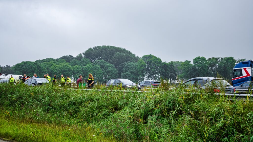 Aanrijding op A58 bij Wouw veroorzaakt lange file