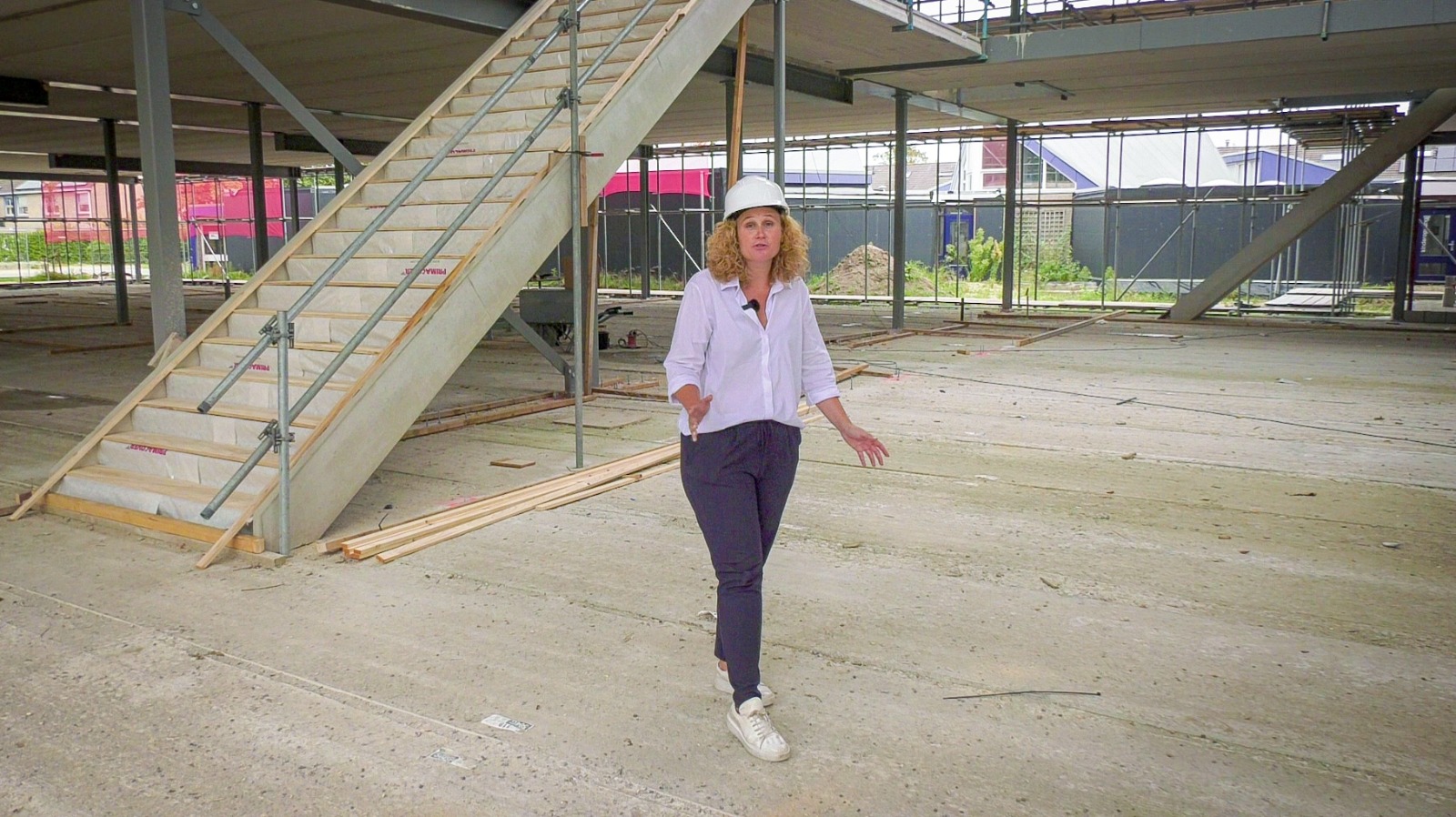 De vlag uit voor mijlpaal nieuw gebouw De Saffier en De Cortendijck