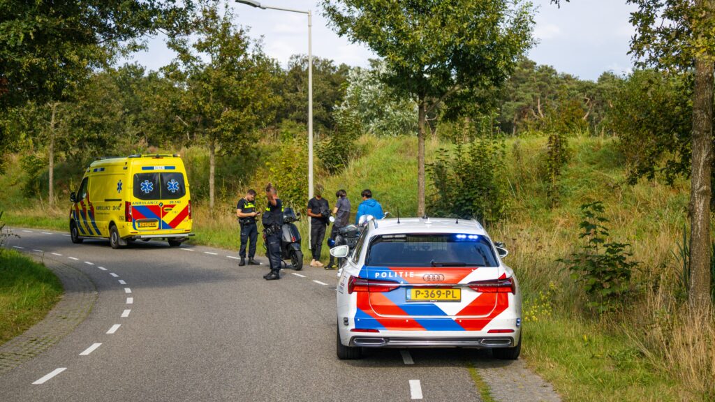 Scooterrijder gewond bij eenzijdig ongeval op Steenbergseweg