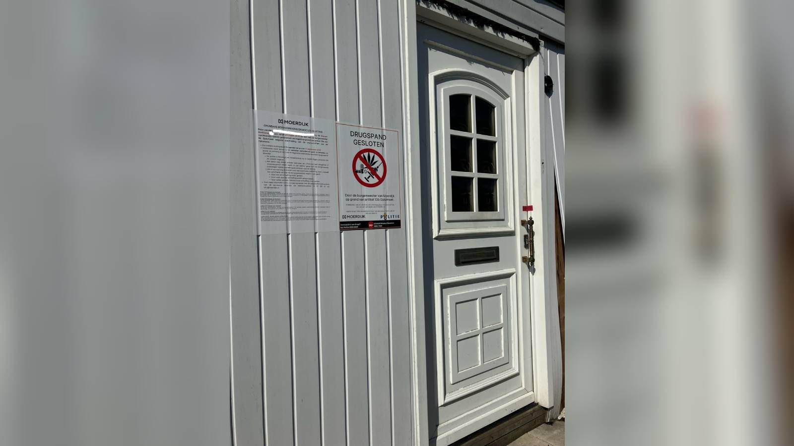 Woning en schuur in Klundert gesloten na drugsvondst