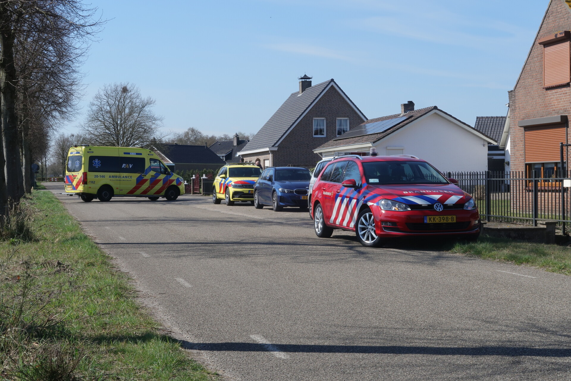 Mogelijk gevaarlijke stoffen in woning aan Polderstraat in Sprundel
