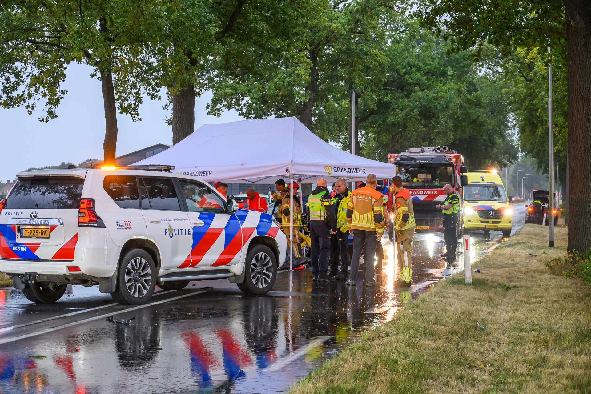 Dodelijk ongeval bij Rijsbergen