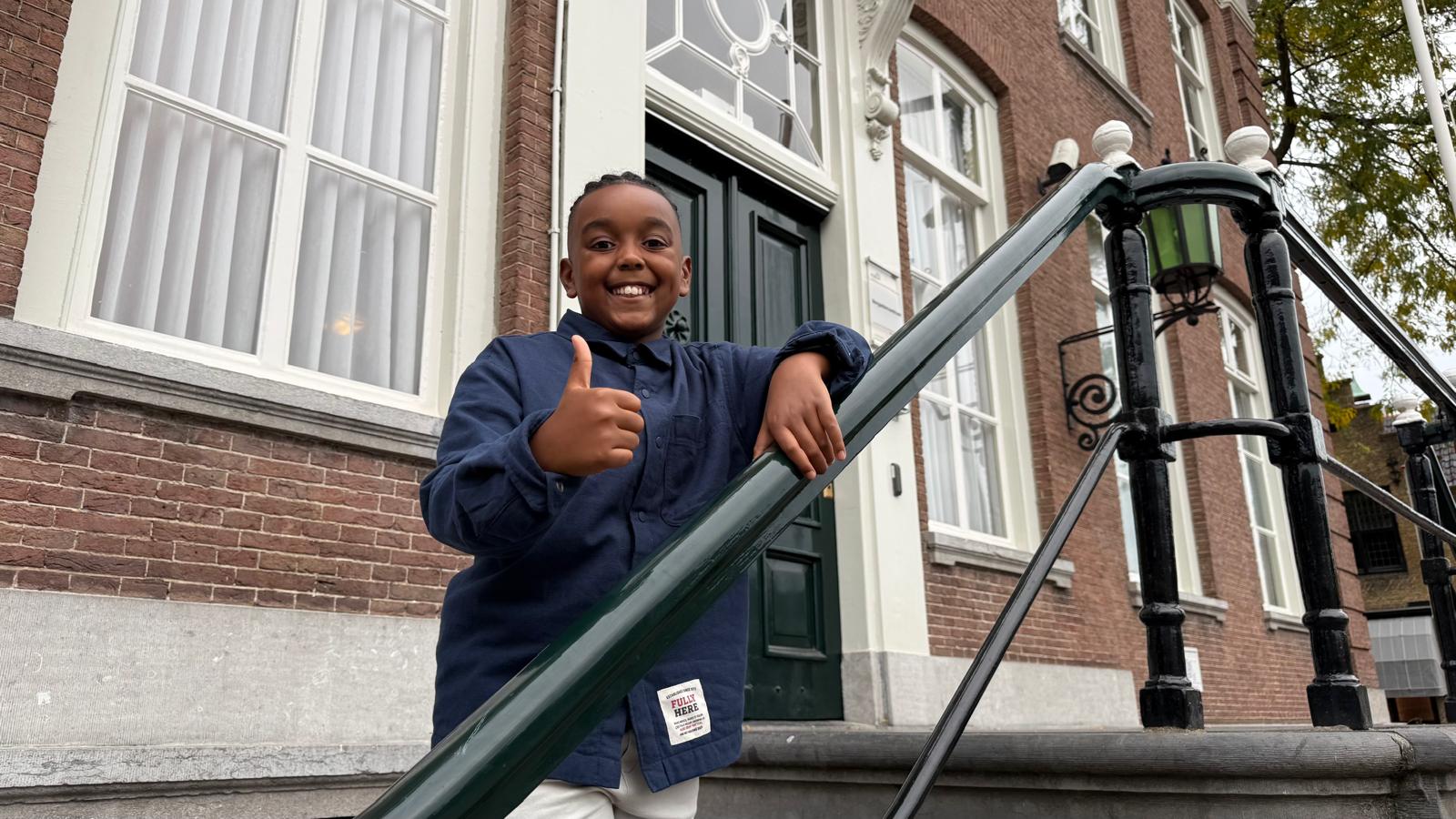 Jaëdhan Deuning (10) is de nieuwe jeugd­burgemeester van Etten-Leur