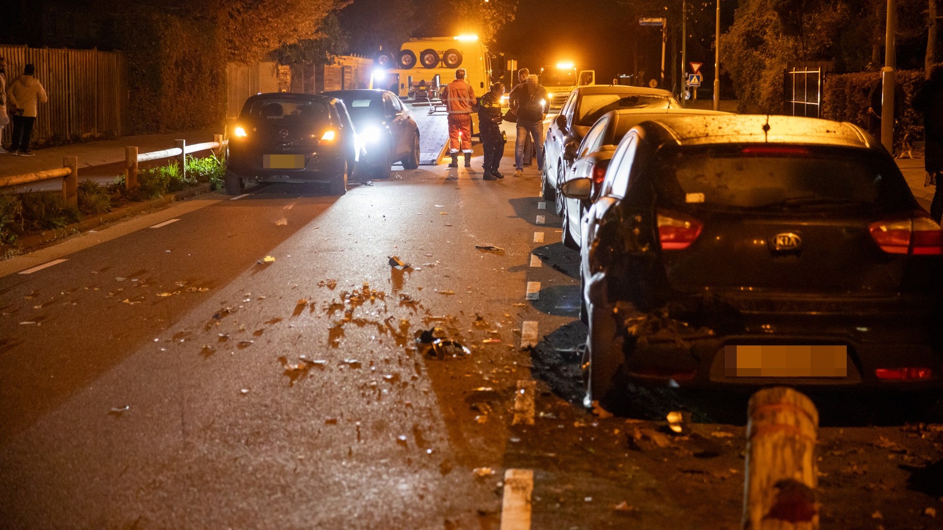 Automobilist veroorzaakt flinke aanrijding in Wouw, bestuurder aangehouden