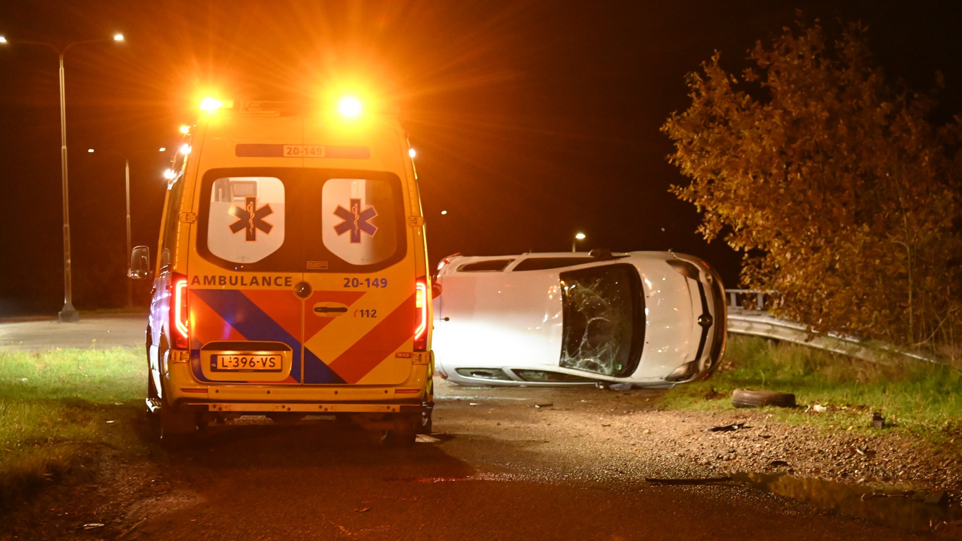 Ongeval bij Oostpoort Etten-Leur: A58 afrit afgesloten
