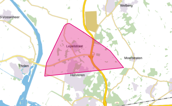 Postcodes in Lepelstraat en Halsteren zonder stroom door storing