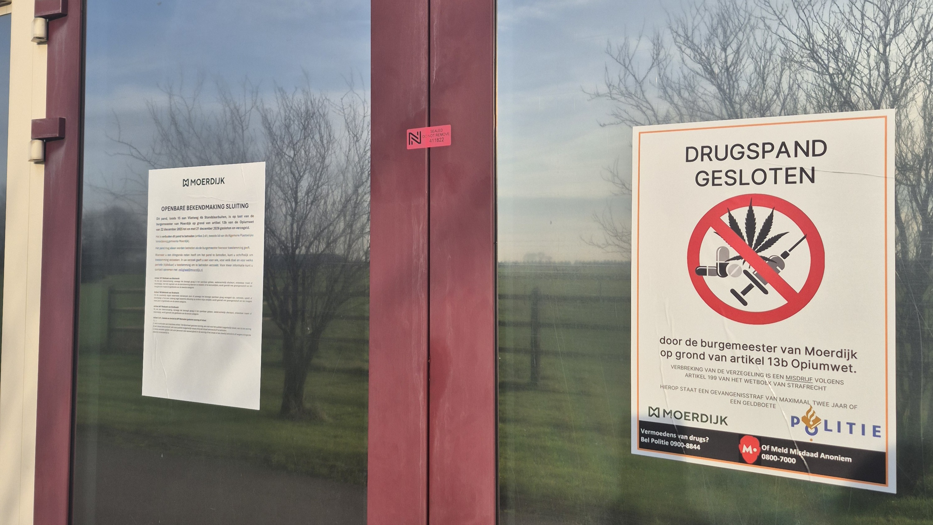 Loods waar 3300 kilo cocaïne is gevonden blijft een jaar gesloten