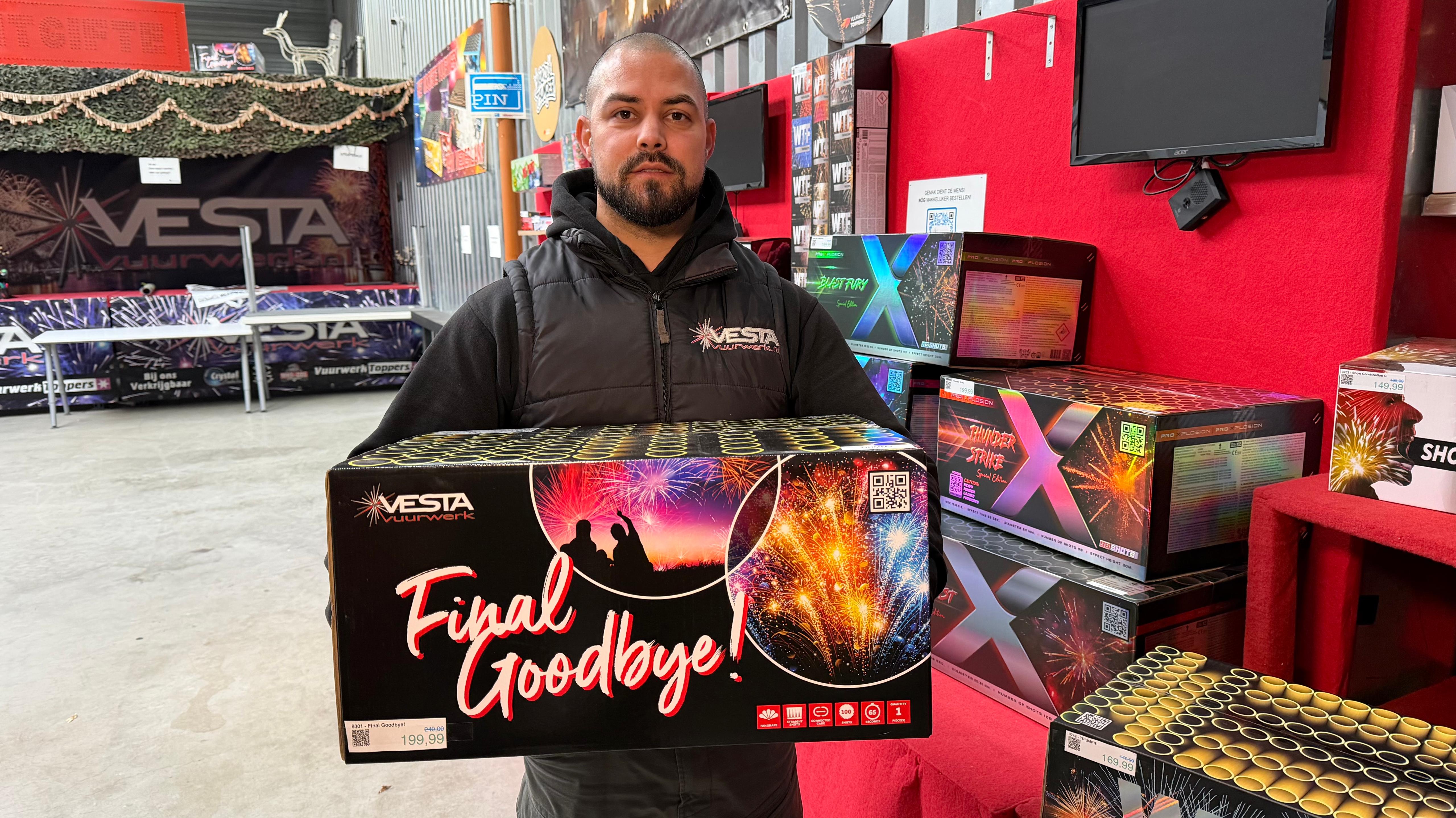 Vuurwerkshow Vesta Vuurwerk gaat dit jaar niet door: ‘Dat doet pijn’