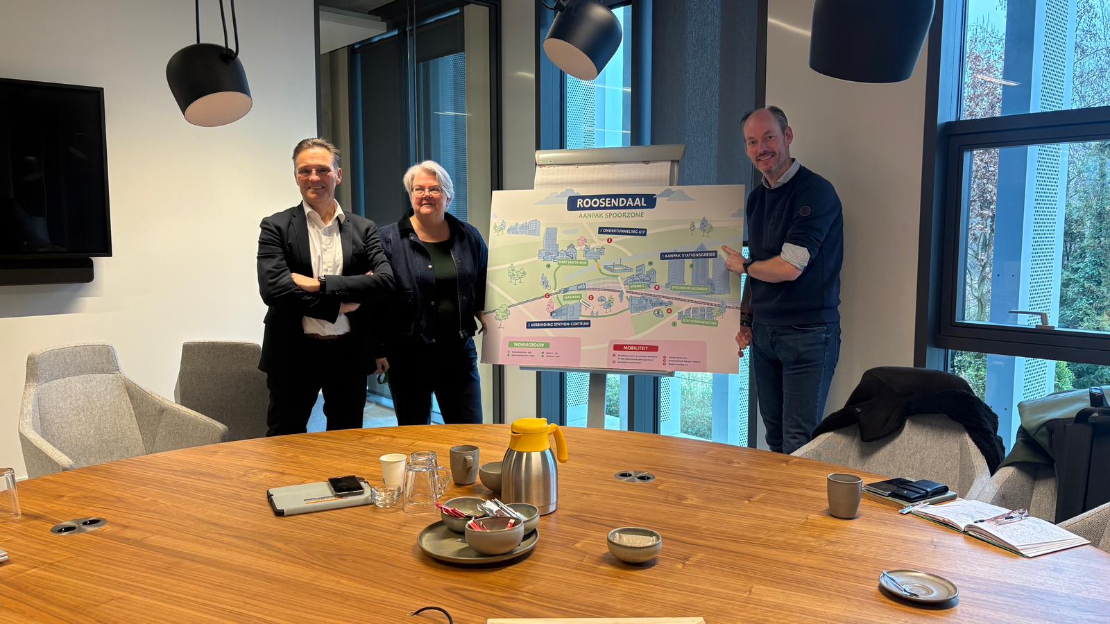 Studenten bedenken de logistieke plannen voor spoor C in Roosendaal