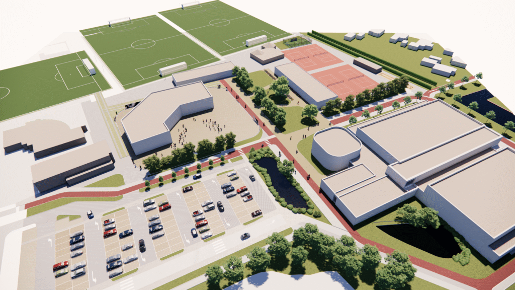 Groen entreeplein voor school en sport: ‘Belangrijke stap voor Tholen’