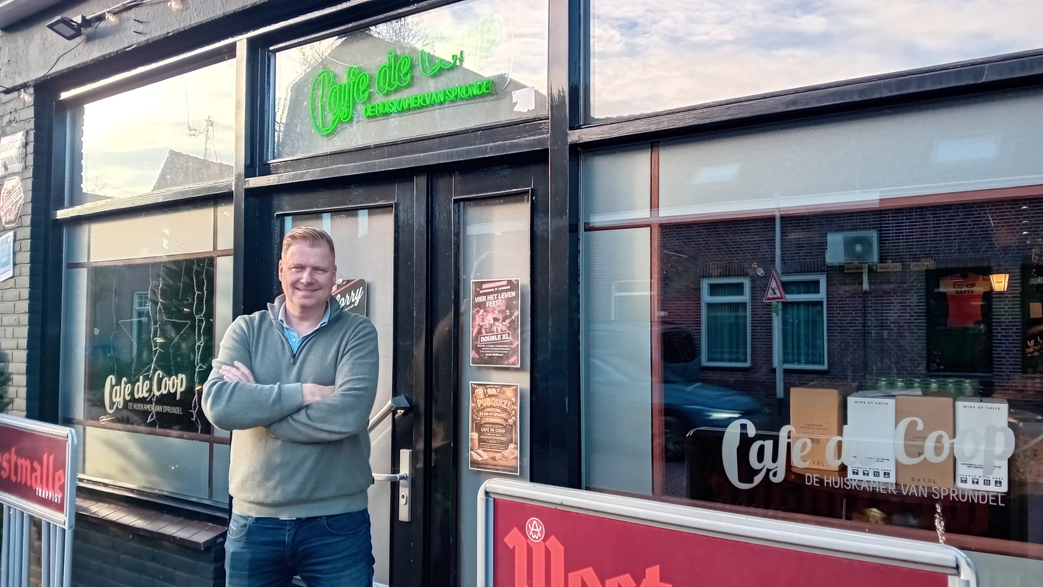 Café de Coop in Sprundel een huiskamer voor iedereen, zelfs met loopbanden in de kroeg