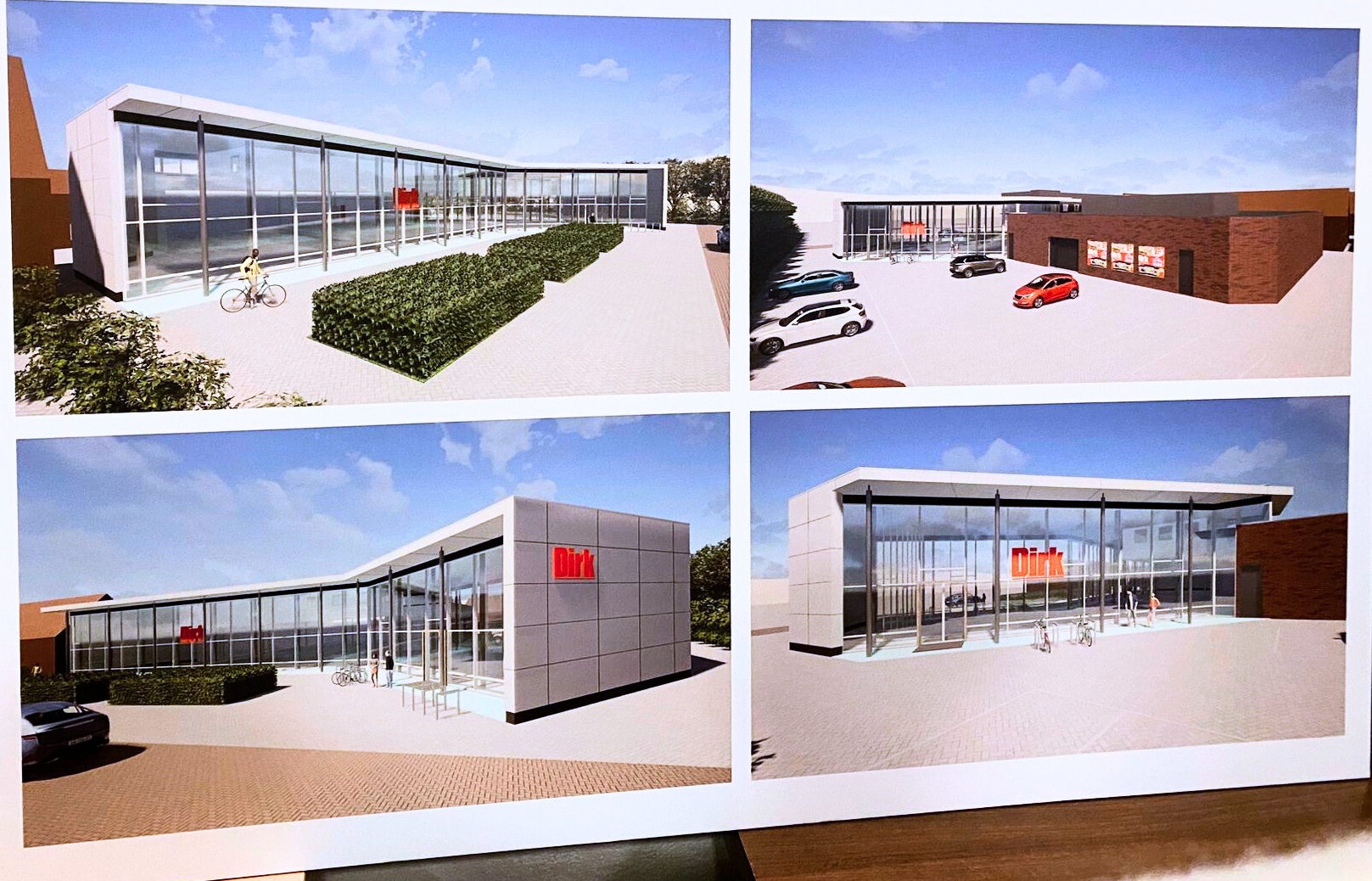 Volledige nieuwbouw voor Dirk-supermarkt, geen noodwinkel