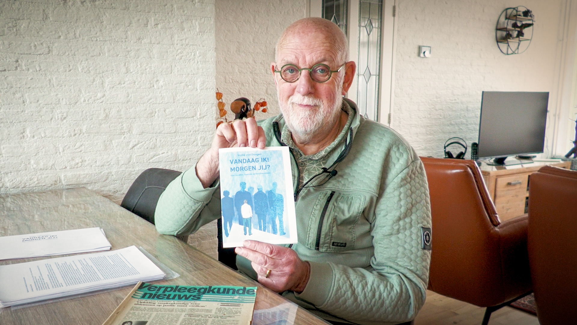 Schrijven als reddingsboei: Wallie (73) publiceert dagboek na twintig jaar