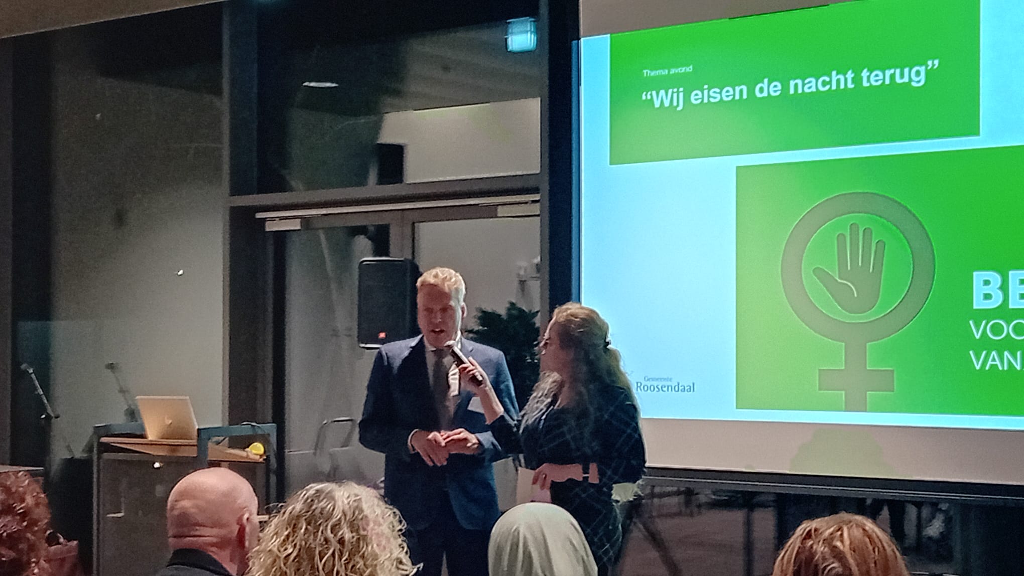 Roosendaal geeft gehoor aan het terugeisen van de nacht