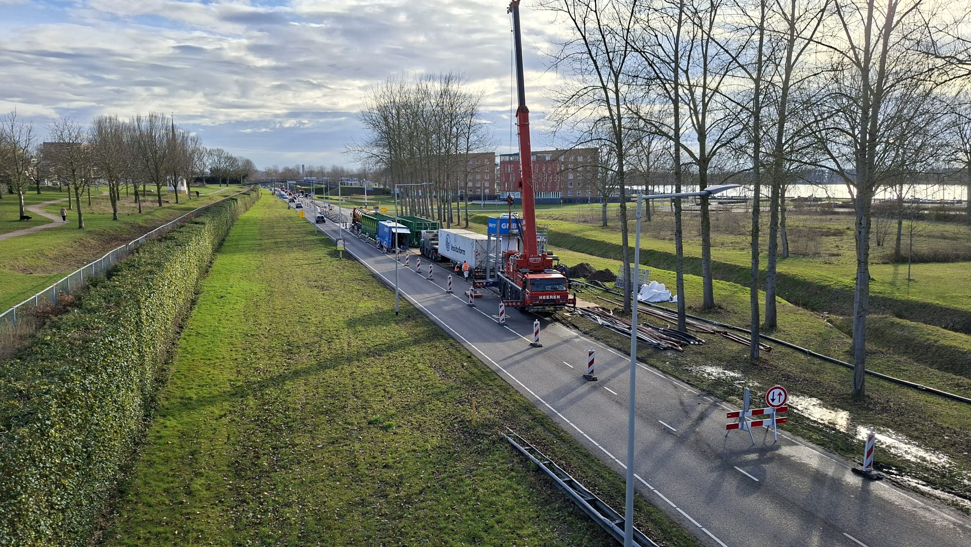 Stamriool Bergen op Zoom op innovatieve manier hersteld: ‘Anders maandenlang overlast’