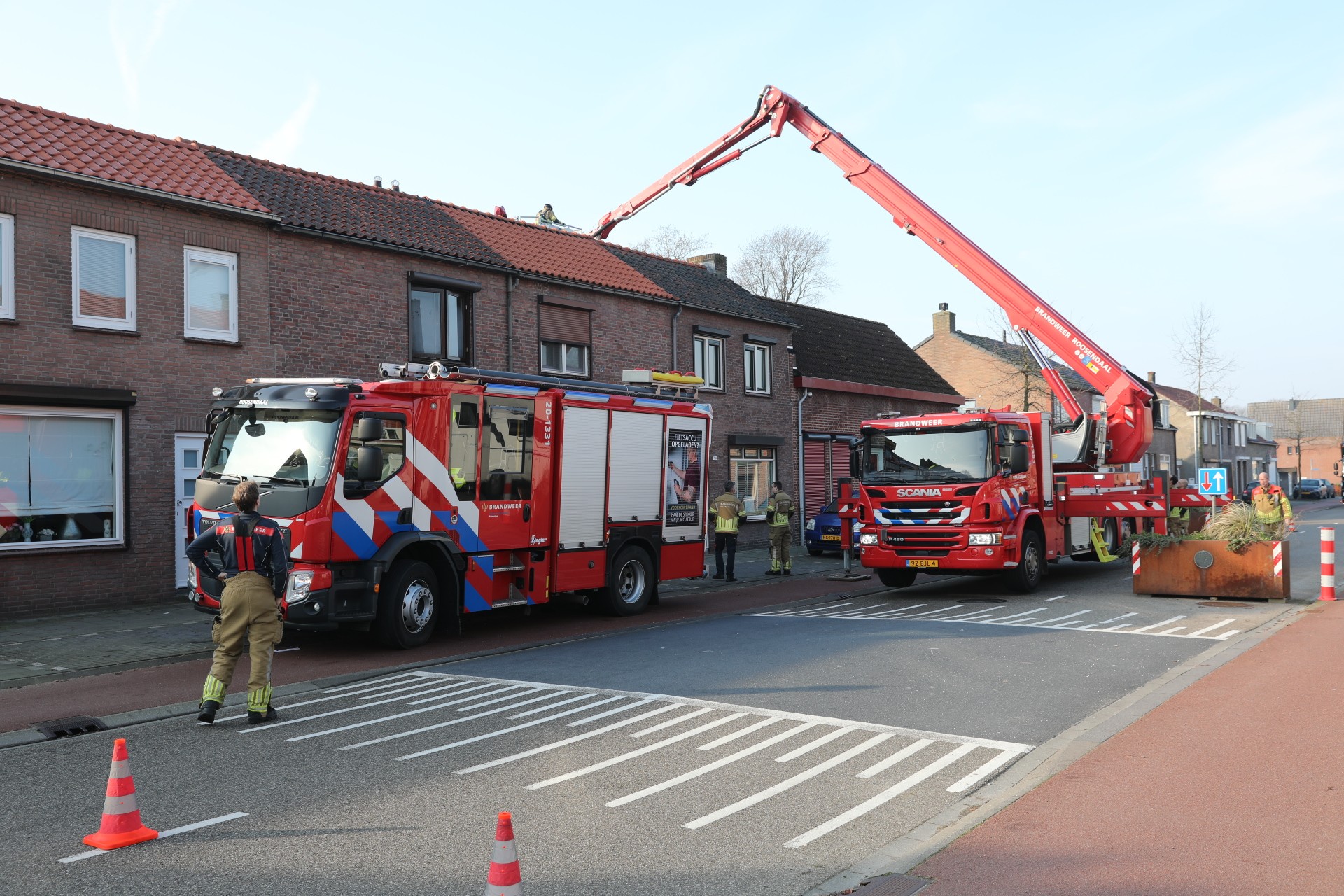 Brandweer rukt uit voor vastzittende vogel in Roosendaal