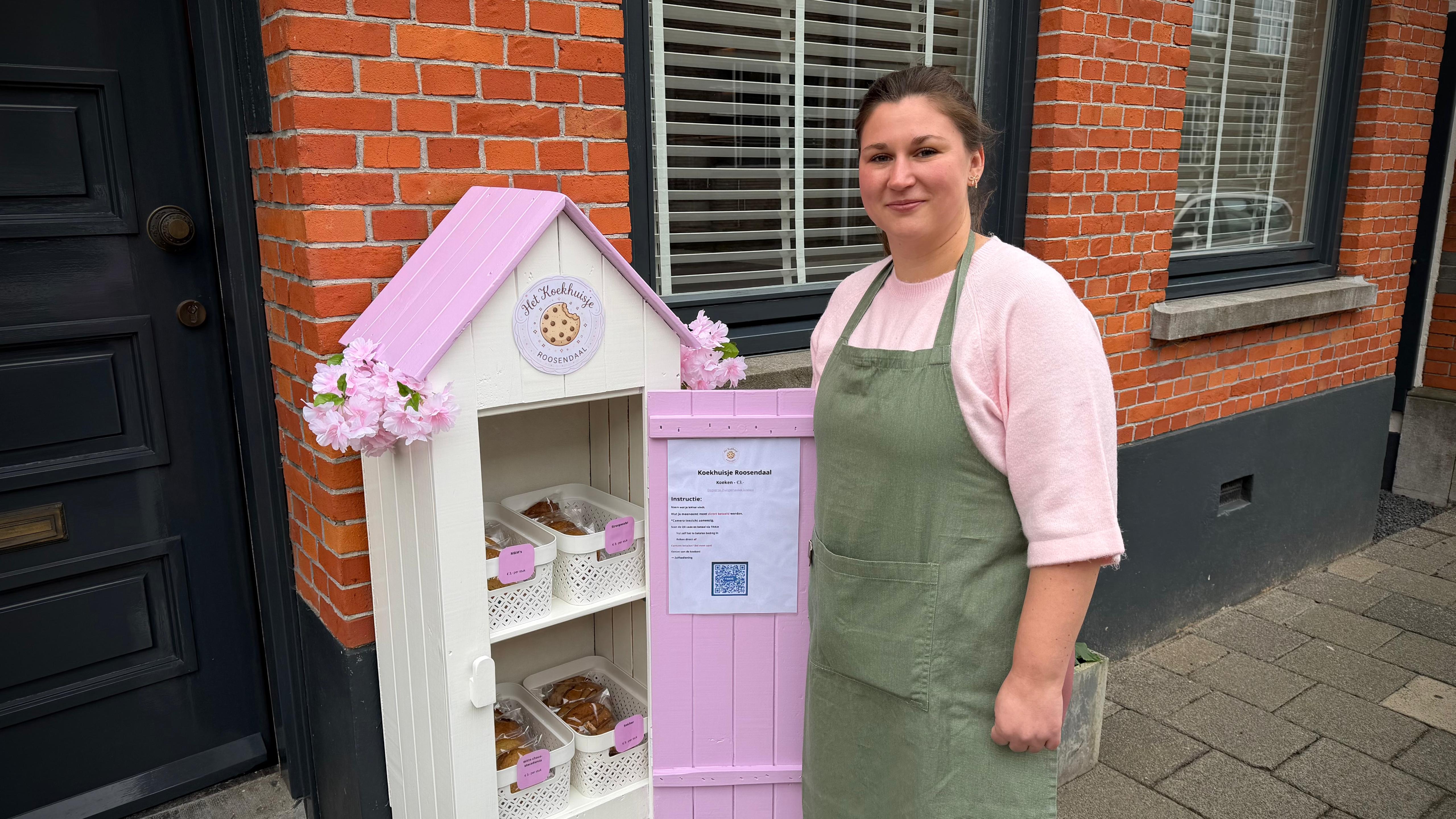 Natacha heeft koekhuisje voor haar huis: ‘Ik kwam concept tegen op TikTok’