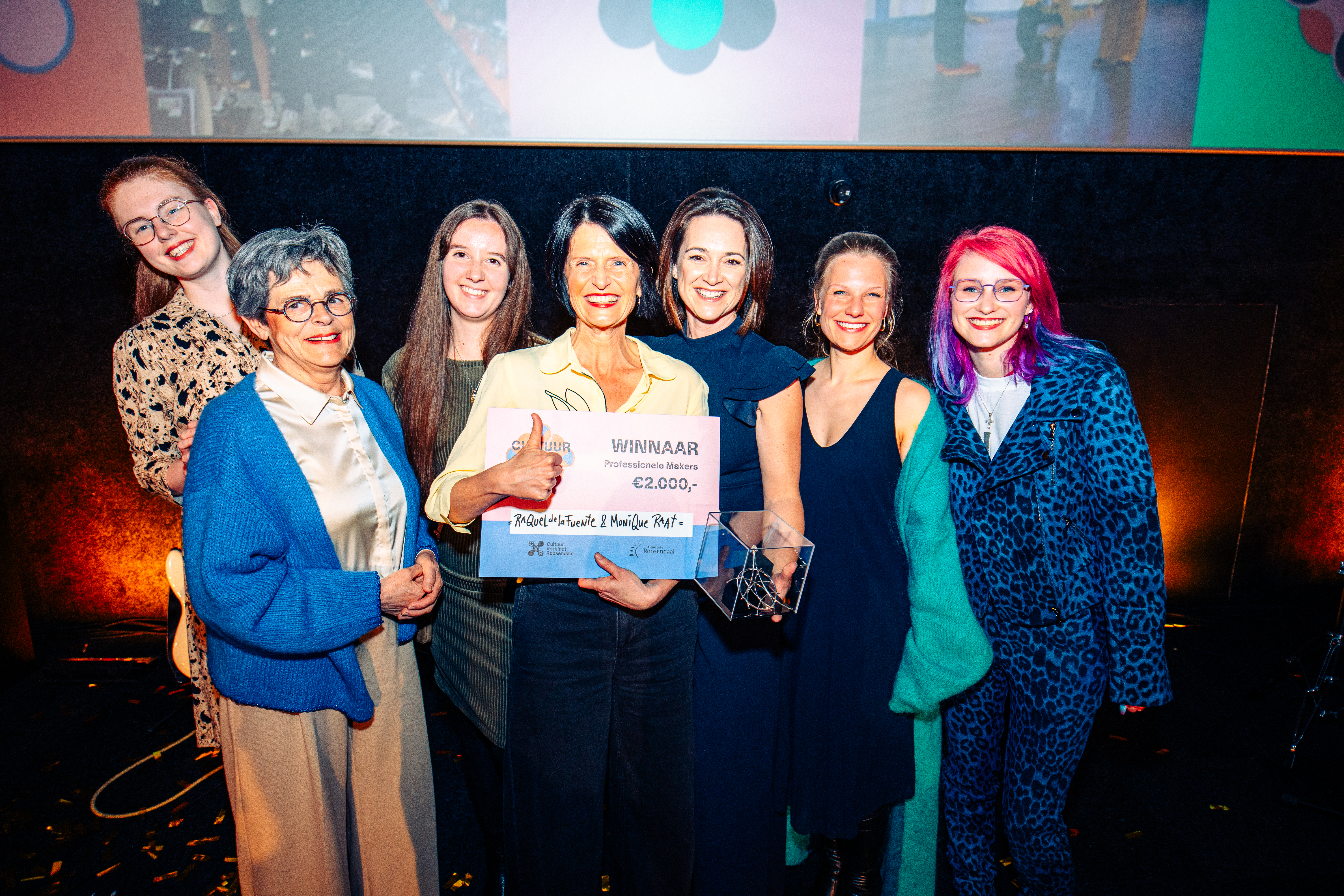 De prijs voor professionele makers werd gewonnen door Raquel de la Fuente & Monique Raat (foto: Quinn Broers)