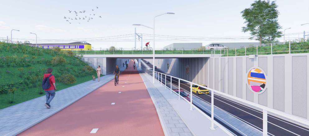 Tunnel spoor Etten-Leur