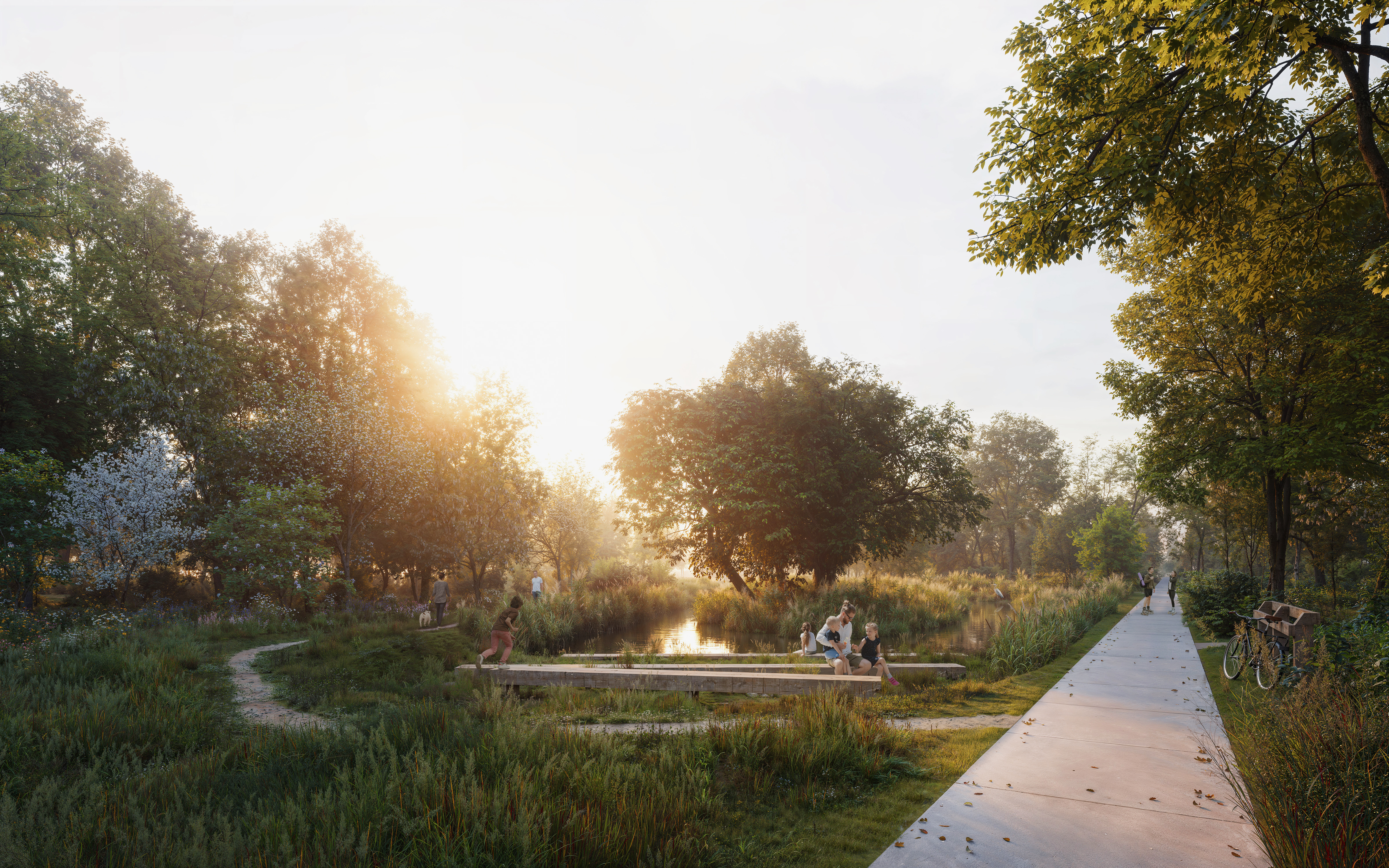 Het Bravis Ziekenhuis krijgt een mooie, groene omgeving.