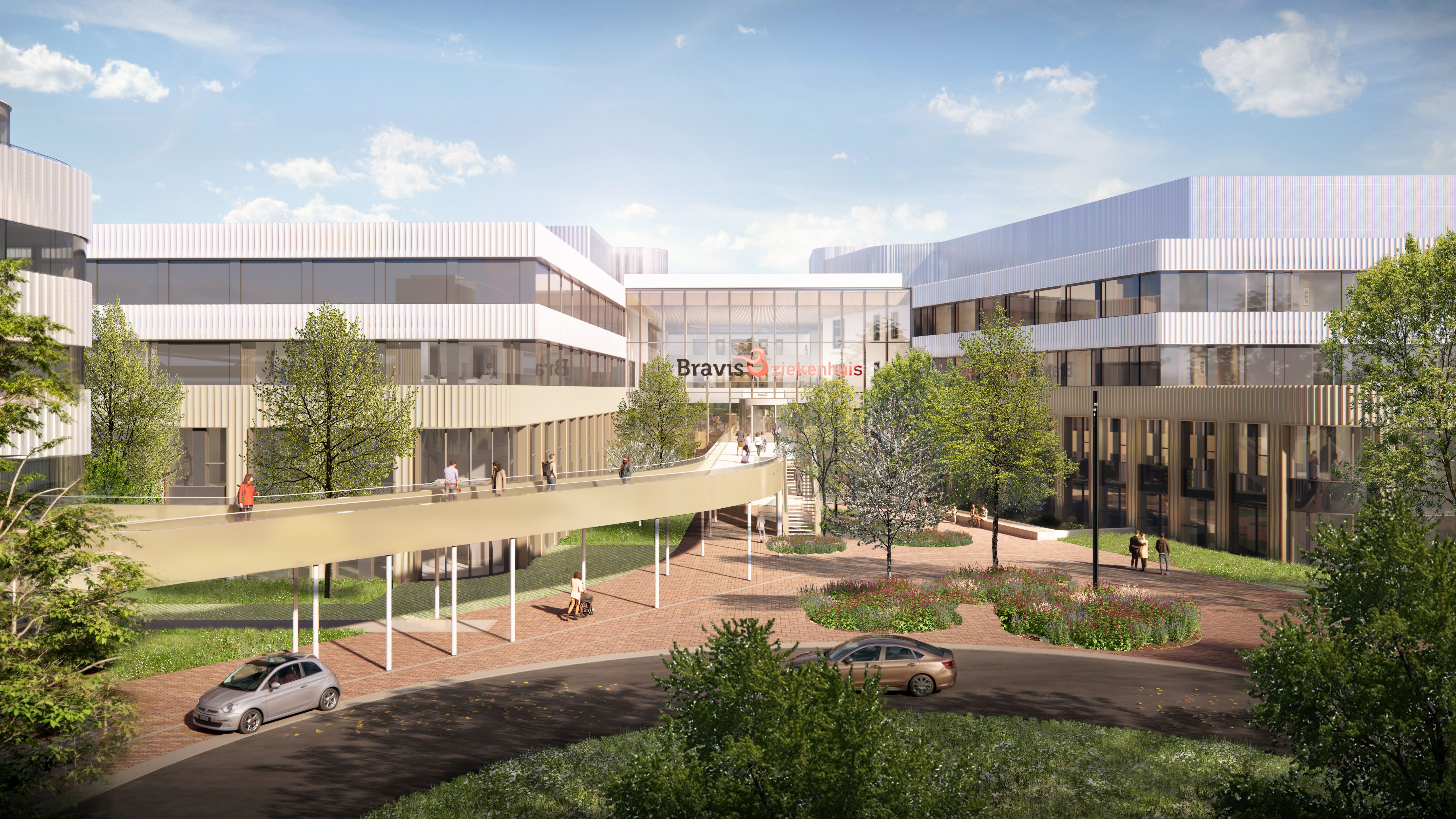 Een impressie van het nieuwe Bravis Ziekenhuis.