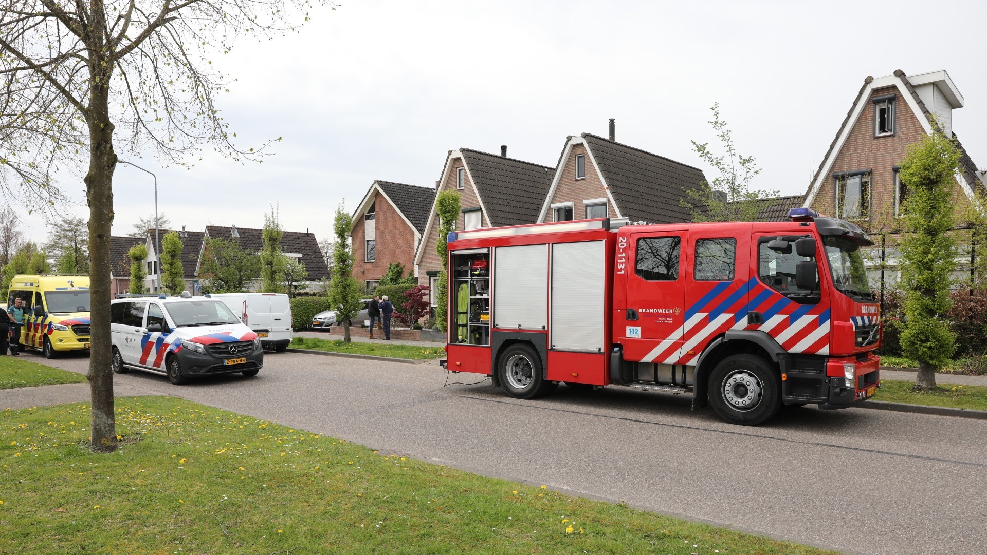 Twee gewonden na woningbrand in Klundert