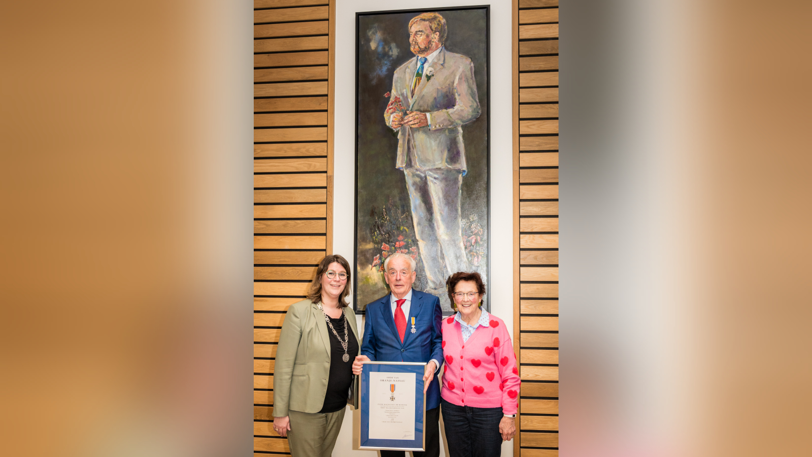 Koninklijke onderscheiding voor vertrekkend Zunderts raadslid Floor Vreijsen