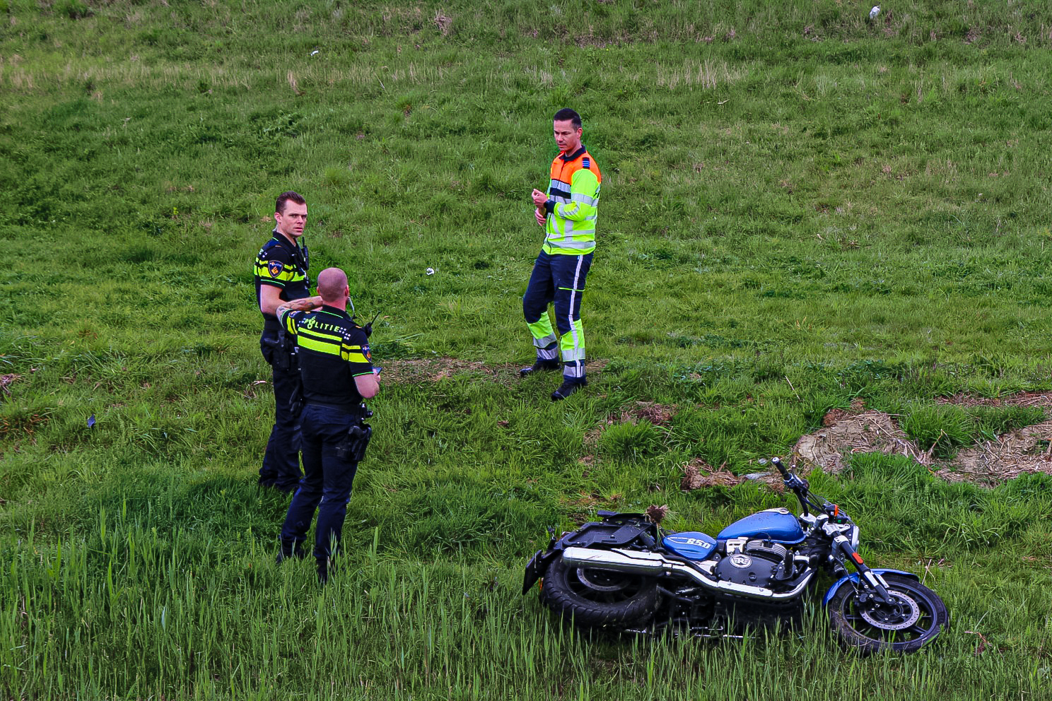 Motorrijdster gewond na eenzijdig ongeval op A4 bij Steenbergen.