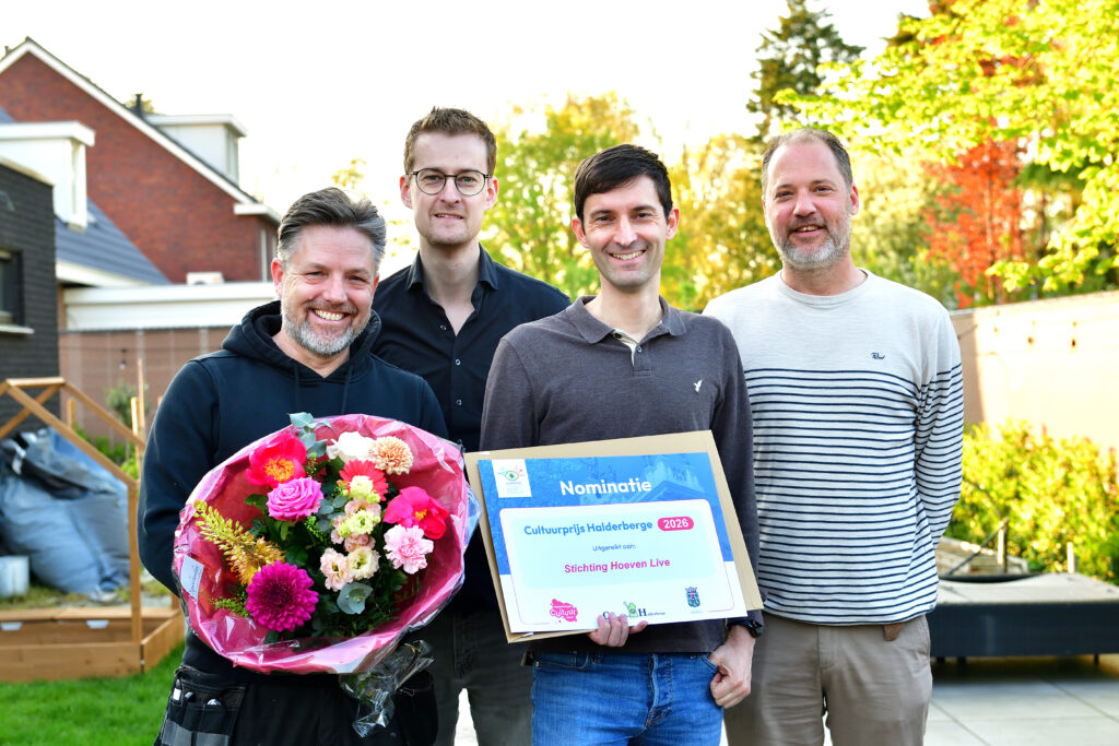 Hoeven Live verrast met tweede nominatie Halderbergse Cultuurprijs