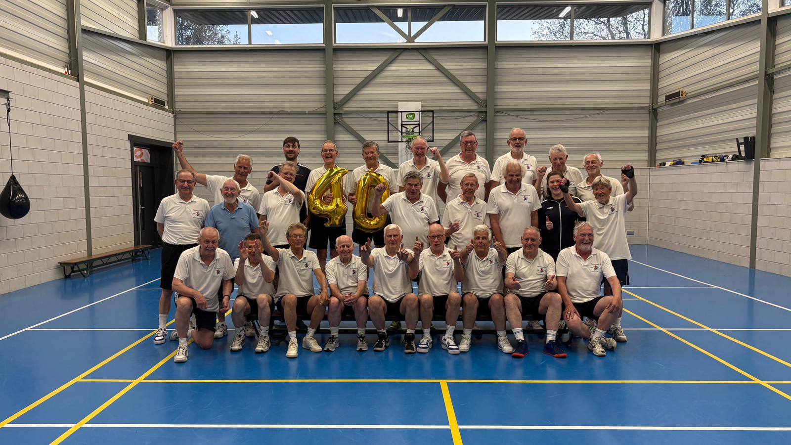 Leeftijd is maar een getal in de gymzaal van Bas Verraert