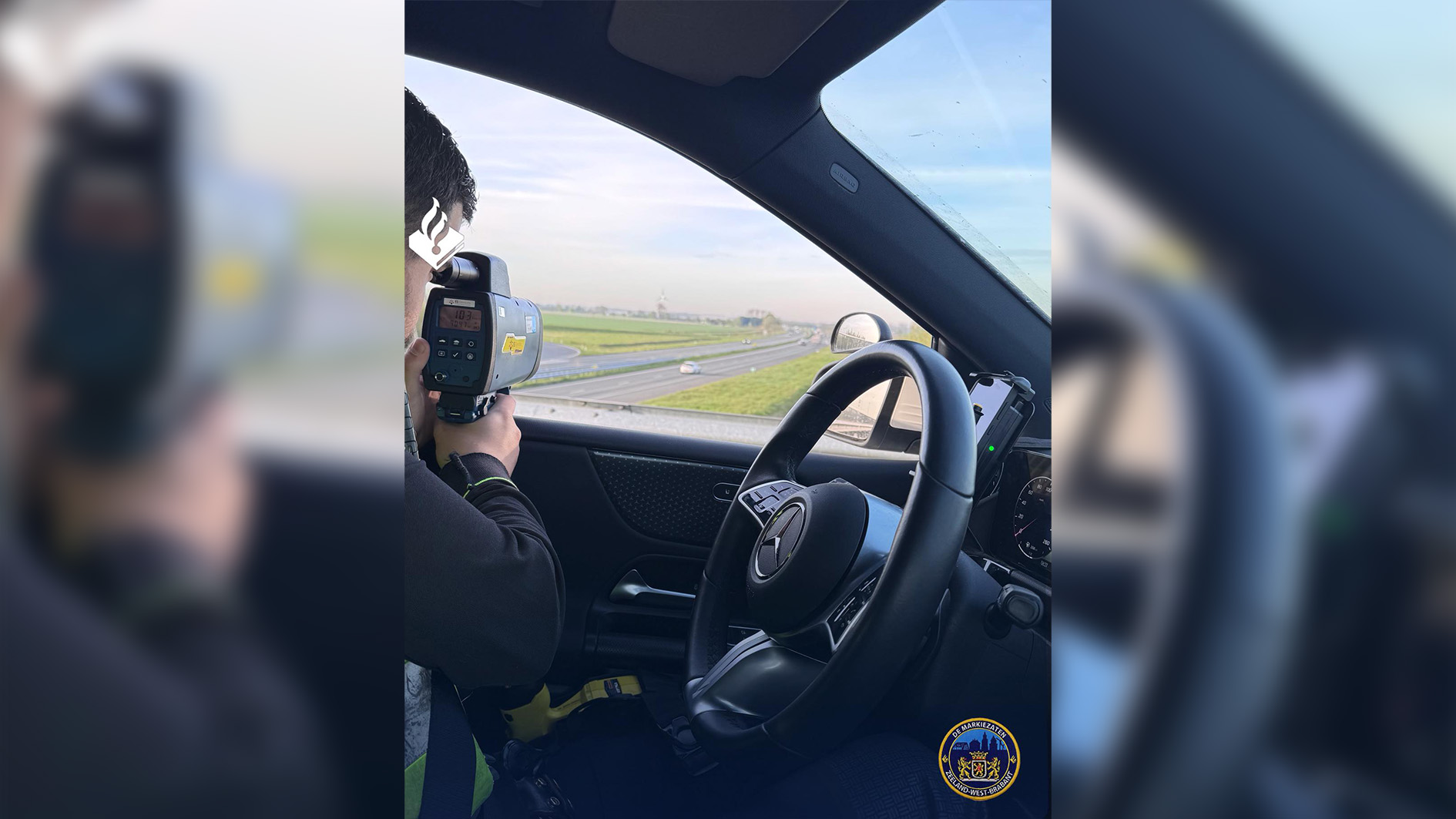 Flitsmarathon rondom Bergen op Zoom: leerling van rijinstructeur rijdt meer dan 50 km/u te hard