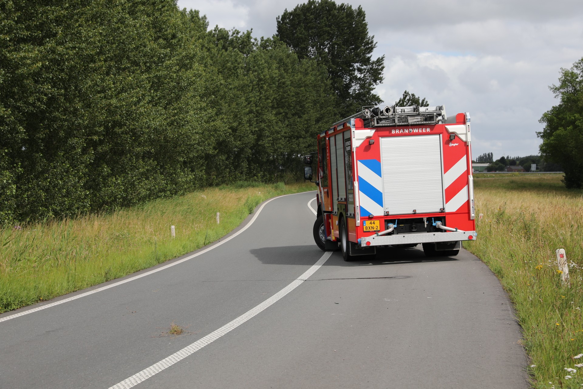Auto zonder inzittenden gevonden op afrit bij A4