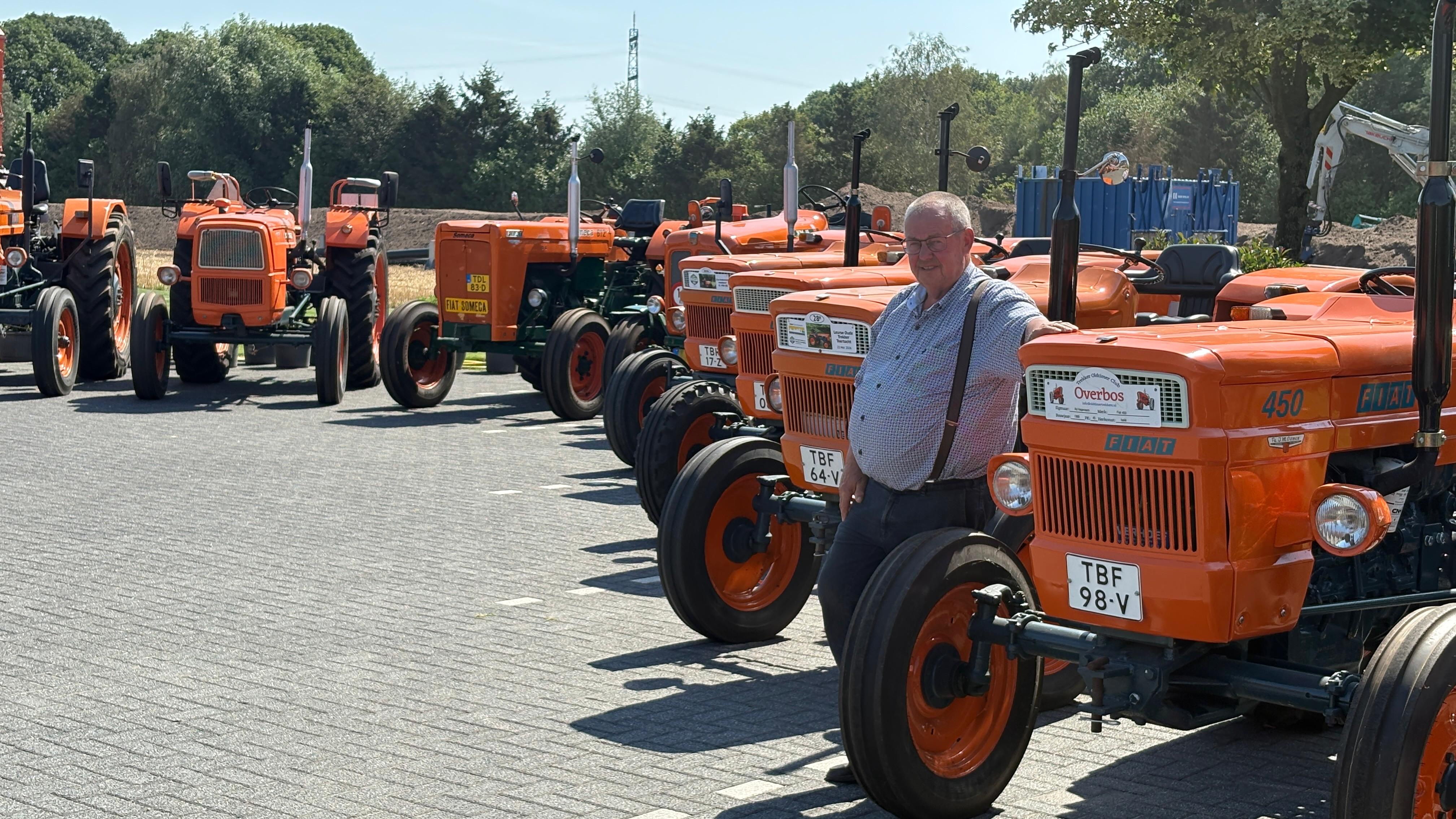 Ad heeft een erf vol oldtimertrekkers: ‘Het is een passie geworden’