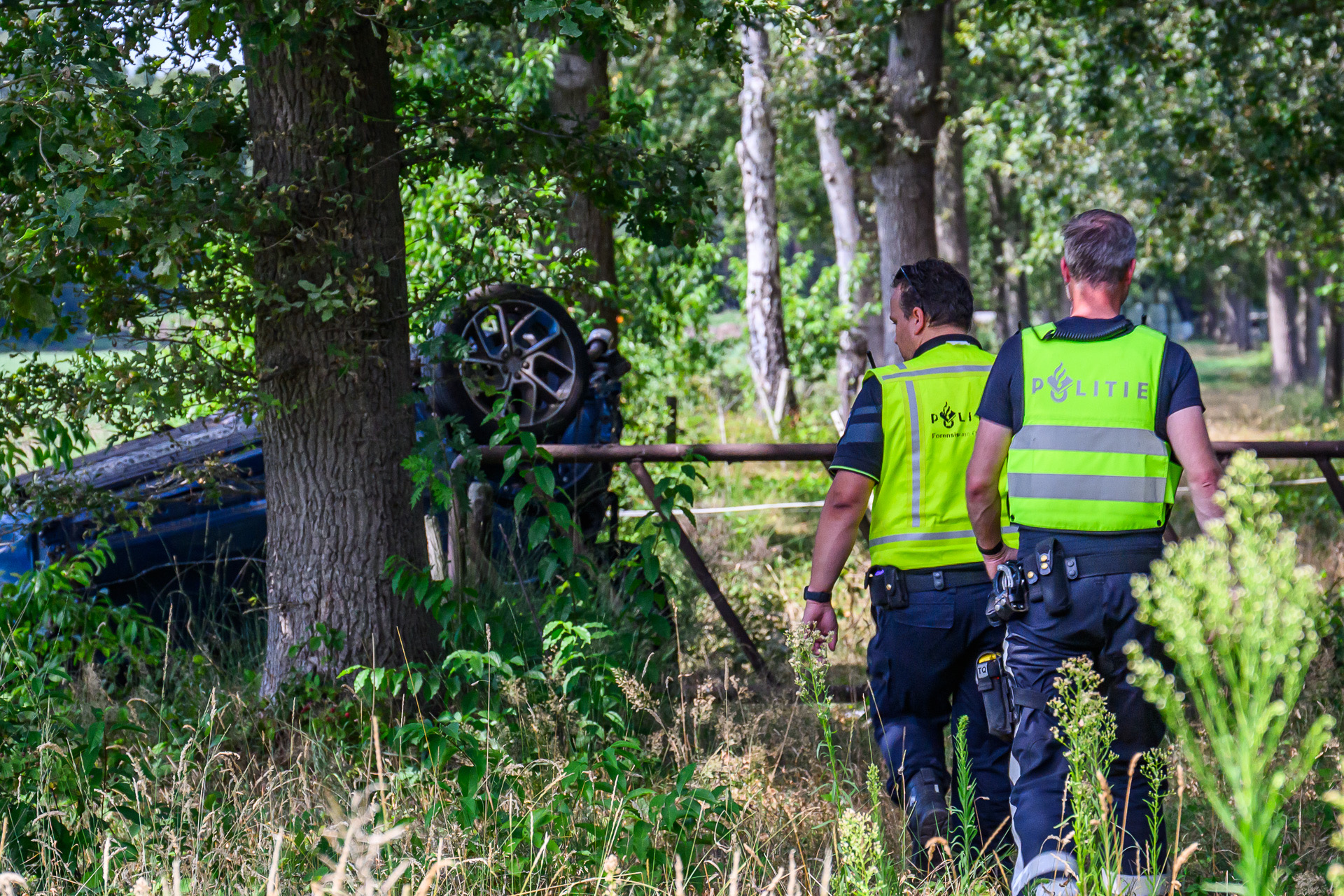Man en hond overleden na ernstige crash op A58