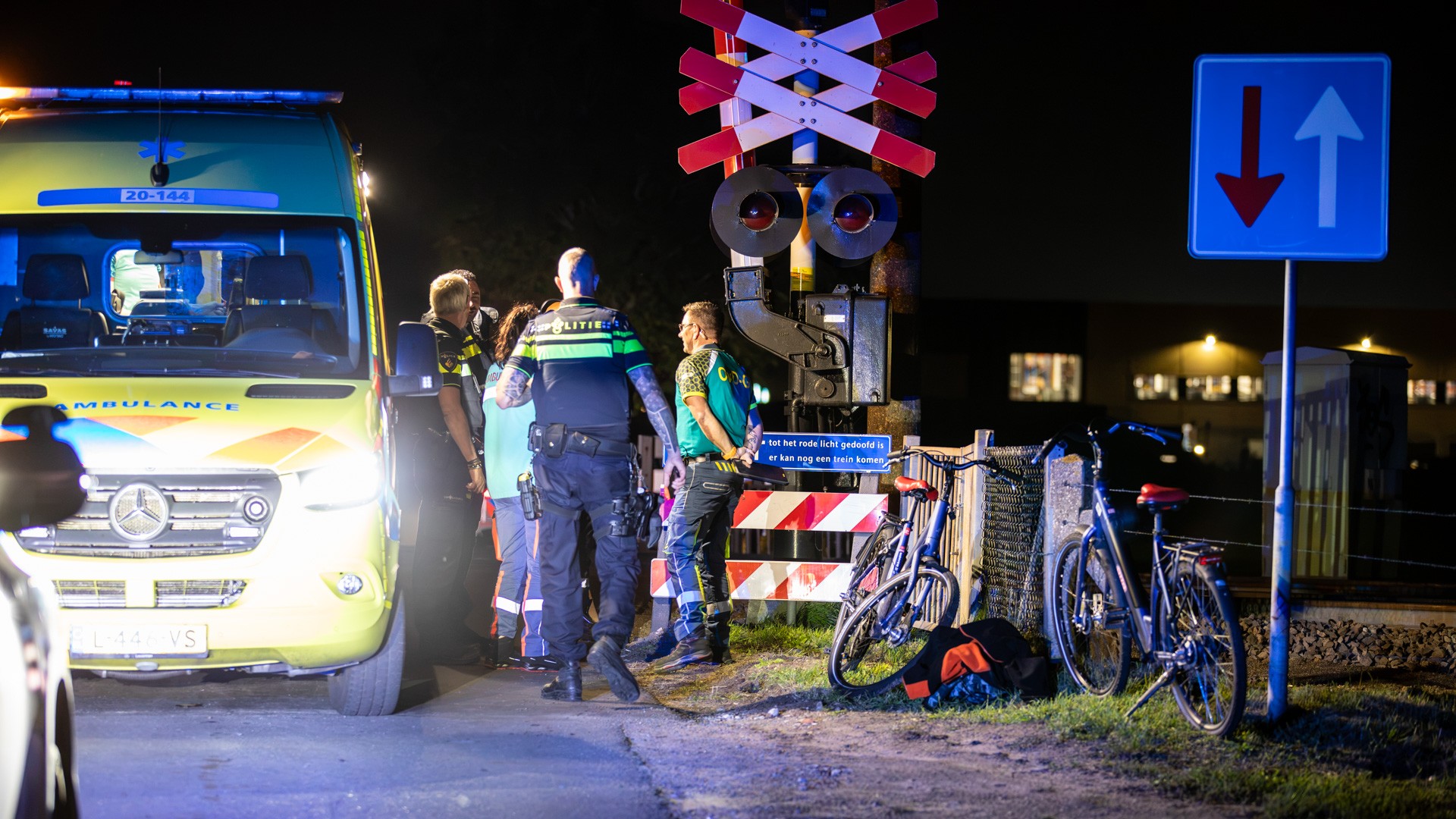 Fietser zwaargewond na aanrijding met trein in Oud Gastel