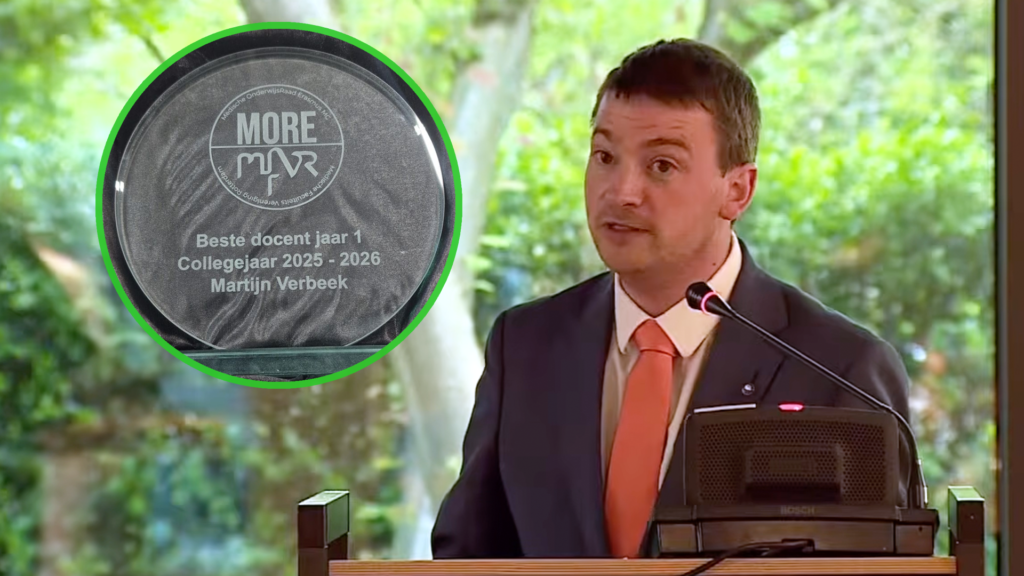 Roosendaalse fractievoorzitter Martijn Verbeek blinkt uit in gemeenteraad én collegezaal