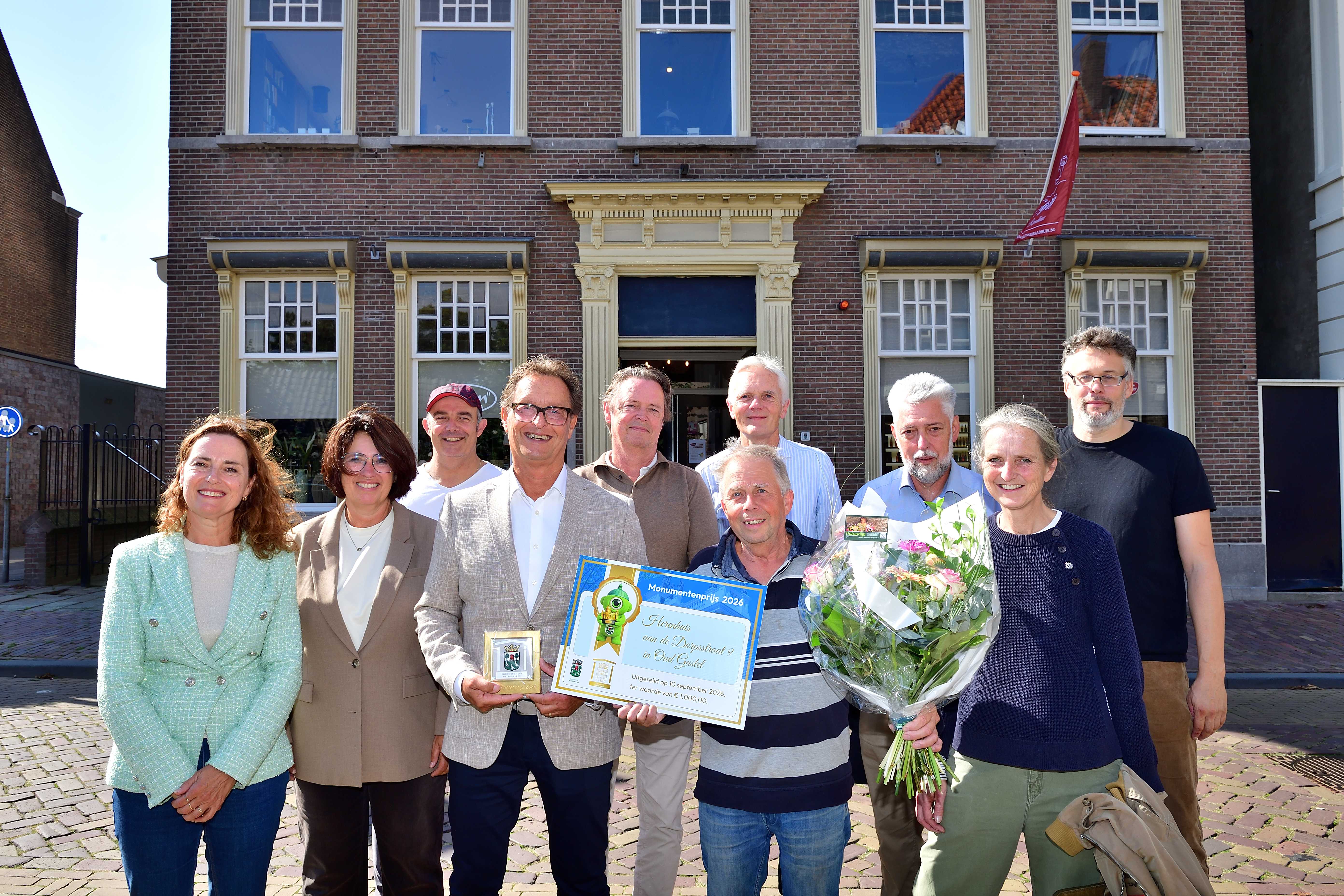 Herenhuis aan de Dorpsstraat in Oud Gastel wint Monumentenprijs Halderberge 2026