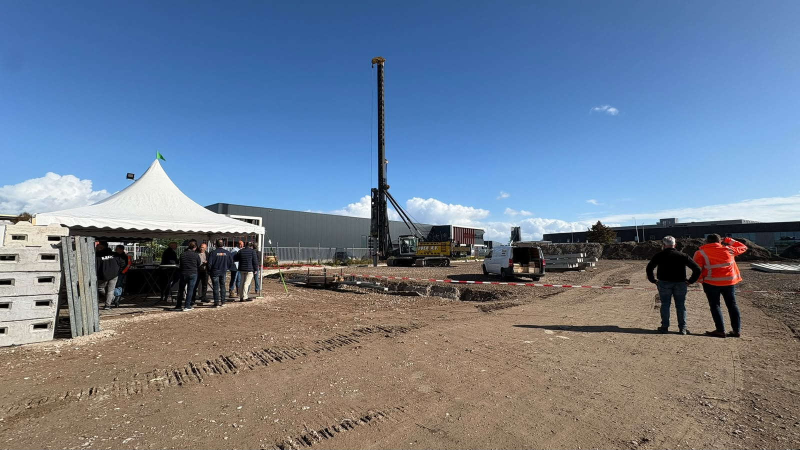 Bouw van bedrijvenpark aan de Ecustraat in Etten-Leur gestart