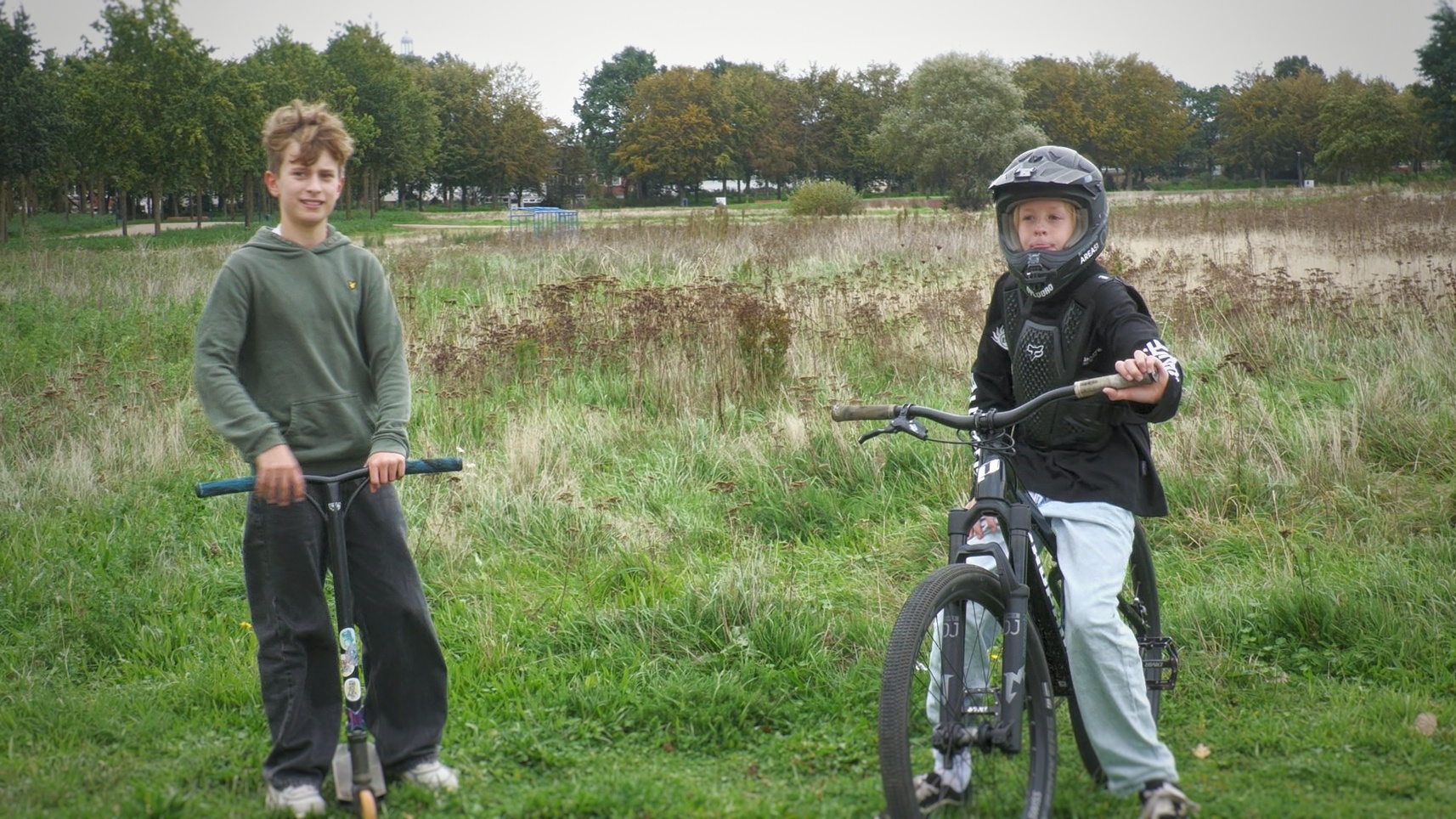 Vrienden Boaz en Jos (12) willen een pumptrack in Bergen op Zoom: 'Groot, groen en gezellig'
